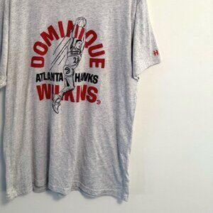 NBA Atlanta Hawks Dominique  Wilkins Basketball Player Graphic Tee